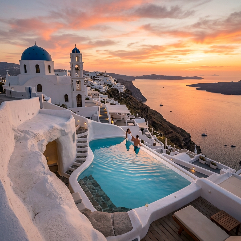Caldera Cliffs Santorini